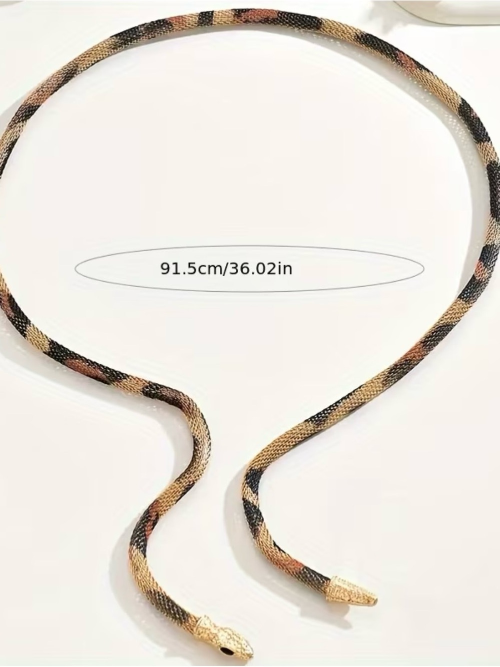 NEW❗️Snake Choker Necklace. Leopard Snake Necklace. Luxury Necklace 🐍🐆 (A0-4) - Picture 3 of 6